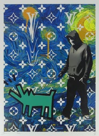 DEATH NYC 'BANKSY, VAN GOGH, LV' LITHOGRAPH
