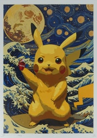 DEATH NYC 'PIKACHU x SUPREME' LITHOGRAPH
