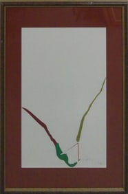 HELEN FRANKENTHALER 'WHAT RED LINES CAN DO'