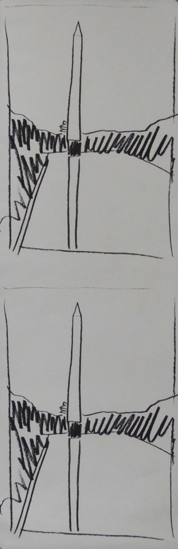 ANDY WARHOL 'WASHINGTON MONUMENT' UNCUT SHEET (1 of 8)