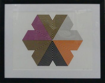 FRANK STELLA 'STAR OF PERSIA I' LITHOGRAPH