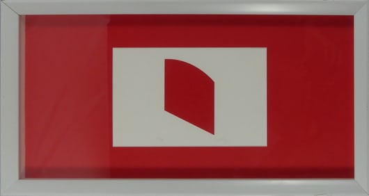 ELLSWORTH KELLY 'RED CURVE' LITHOGRAPH