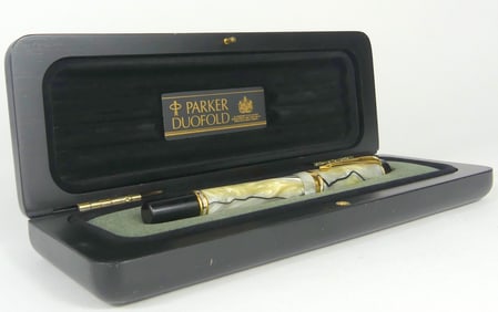 PARKER DUOFOLD BALLPOINT PEN w BOX