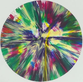 DAMIEN HIRST 'PINCHUK ART CENTRE' SPIN PAINTING