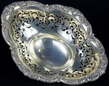 GORHAM STERLING SILVER RETICULATED BOWL