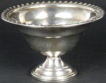 STERLING SILVER PEDESTAL BOWL w WEIGHTED BASE