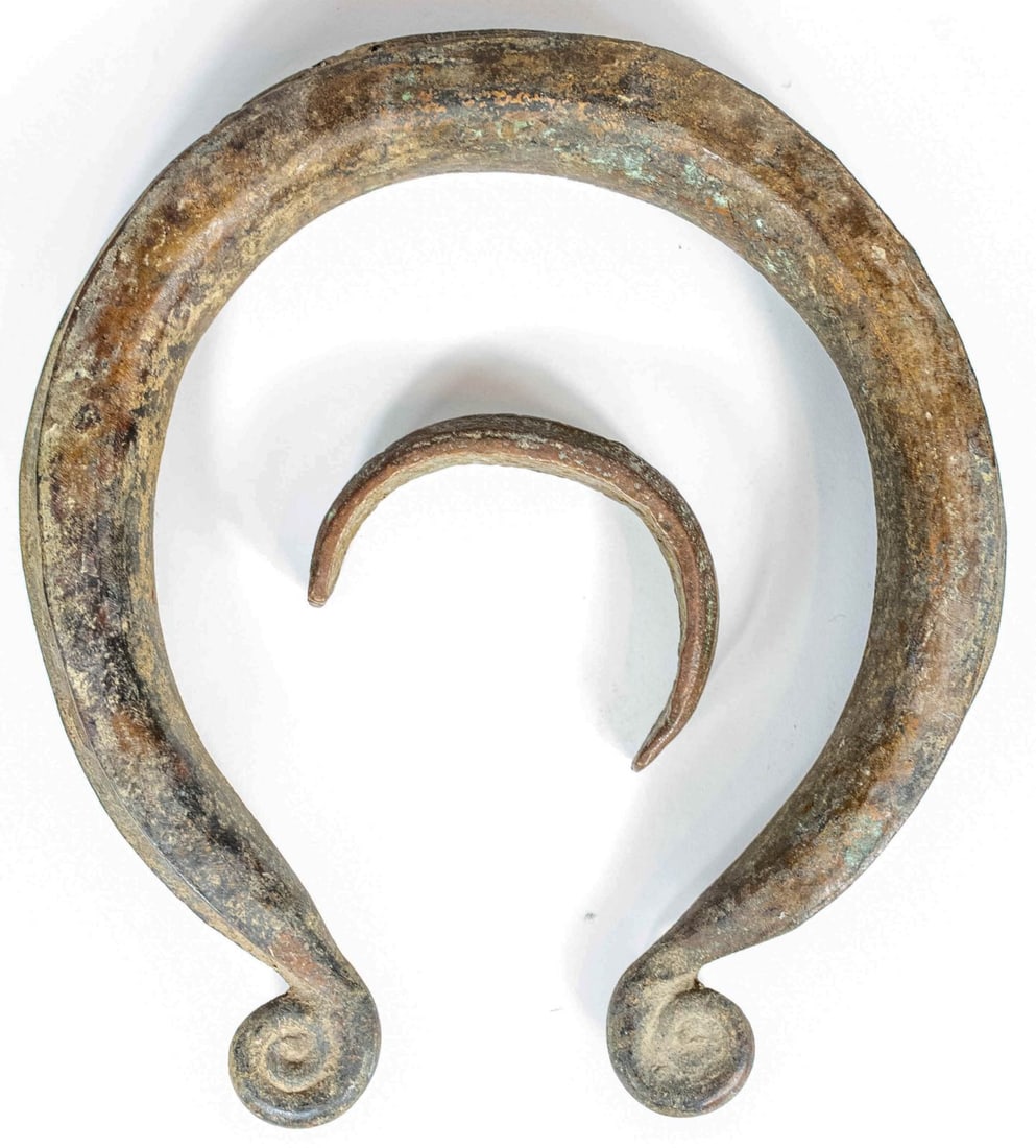 2pc ANTIQUE AFRICAN SLAVE TRADE CURRENCY (1 of 5)