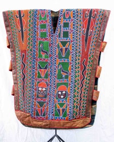 AFRICAN TRIBAL BEADED CHIEF VEST