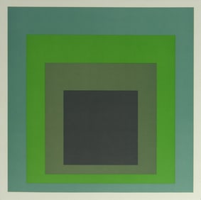 JOSEF ALBERS 'HOMAGE TO THE SQUARE' SILKSCREEN