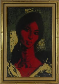 MARTIN OCANA PORTRAIT OIL PAINTING ON CANVAS