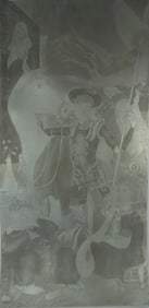 DON QUIXOTE ENGRAVING ON METAL