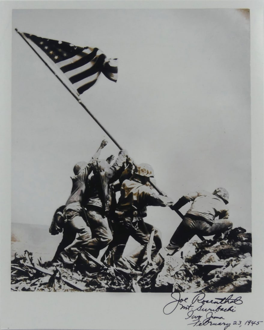JOE ROSENTHAL 'RAISING THE FLAG ON IWO JIMA' PHOTO (1 of 4)