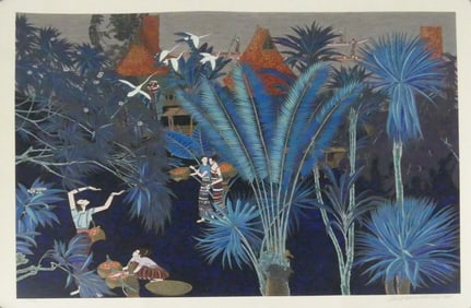 TING SHAO KUANG 'AMOROUS FEELINGS' SERIGRAPH