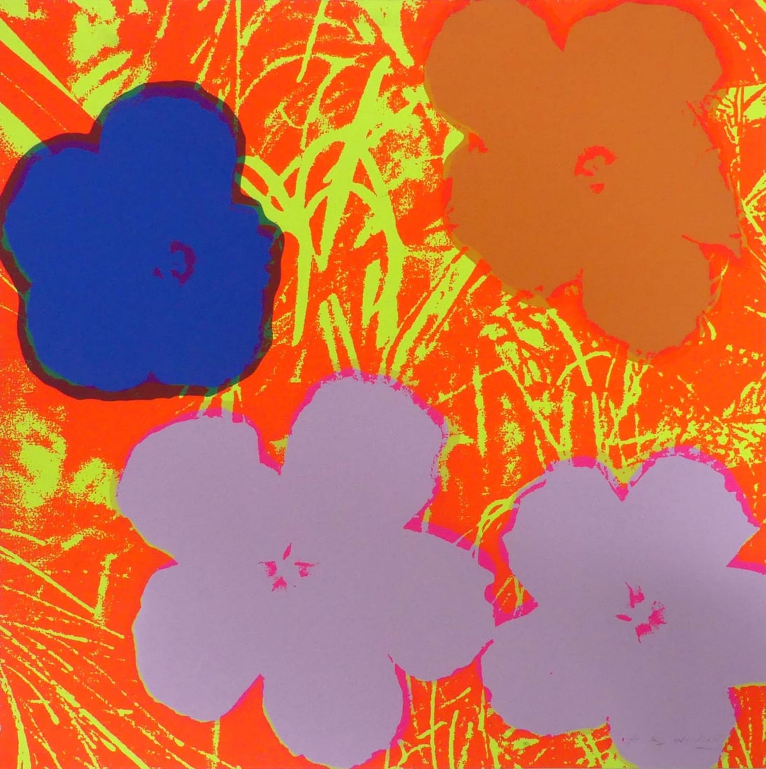 ANDY WARHOL 'FLOWERS' SILKSCREEN (1 of 8)