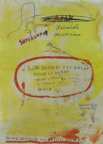 JEAN-MICHEL BASQUIAT 'SUPERCOMB' POSTER