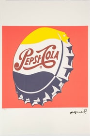 ANDY WARHOL 'PEPSI-COLA' LITHOGRAPH