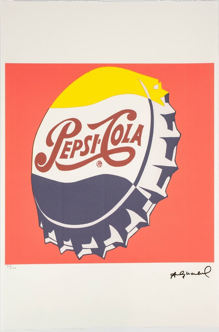 ANDY WARHOL 'PEPSI-COLA' LITHOGRAPH (1 of 7)