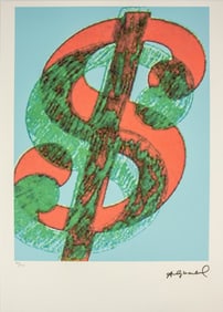 ANDY WARHOL 'DOLLAR SIGN' LITHOGRAPH