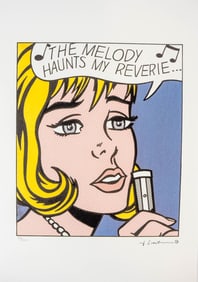 ROY LICHTENSTEIN 'REVERIE' LITHOGRAPH