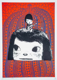 DEATH NYC 'YOSHITOMO NARA x YAYOI KUSAMA' LITHO