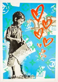 DEATH NYC 'MR. BRAINWASH x CHANEL' LITHOGRAPH