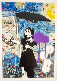 DEATH NYC 'BANKSY x VAN GOGH' LITHOGRAPH