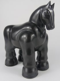 FERNANDO BOTERO BRONZE SCULPTURE OF A HORSE