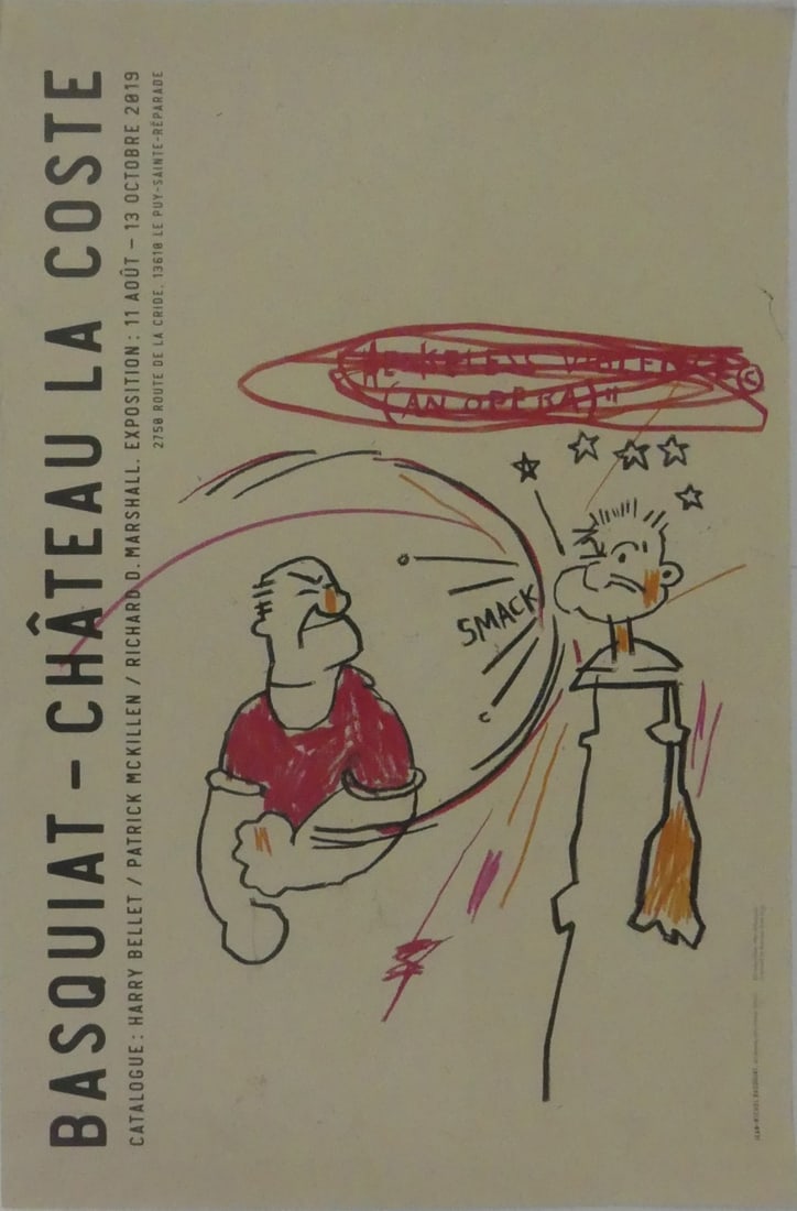 JEAN-MICHEL BASQUIAT 'CHATEAU LA COSTE' POSTER (1 of 5)