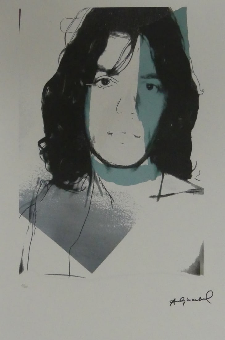 ANDY WARHOL 'MICK JAGGER' LITHOGRAPH (1 of 7)