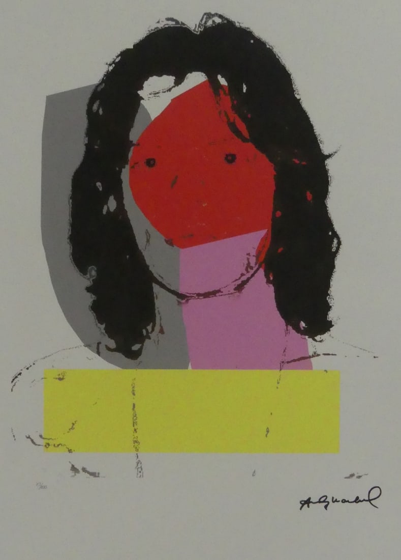 ANDY WARHOL 'MICK JAGGER' LITHOGRAPH (1 of 7)