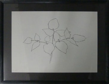 ELLSWORTH KELLY 'WOODLAND PLANT' LITHOGRAPH