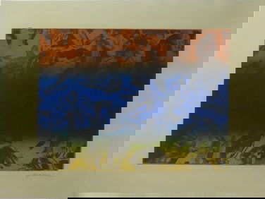 ROMARE BEARDEN 'CARIBBEAN FLOWERS'