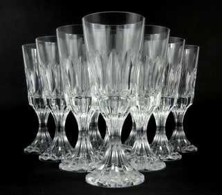 10pc BACCARAT 'D'ASSAS' WHITE WINE GLASSES
