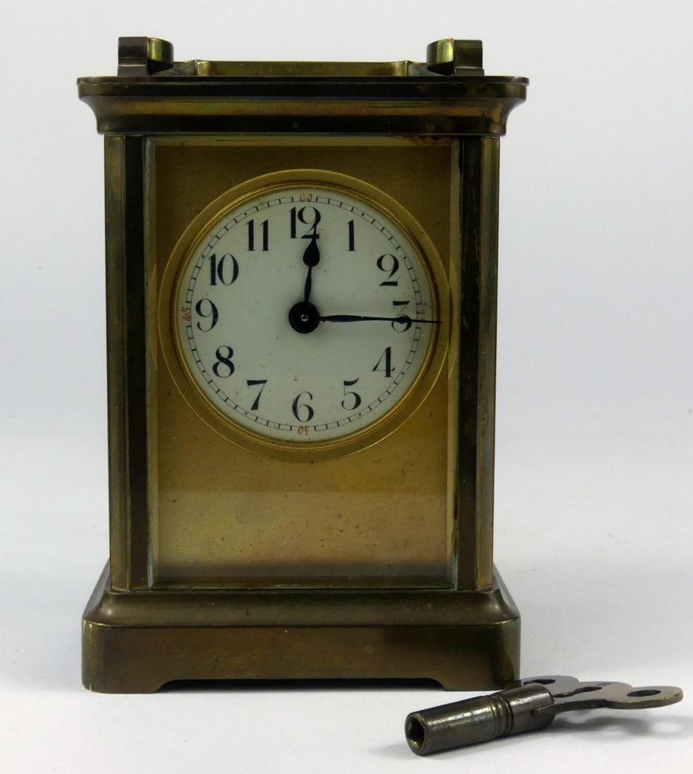 DUVERDREY & BLOQUEL FRENCH BRASS CARRIAGE CLOCK (1 of 7)