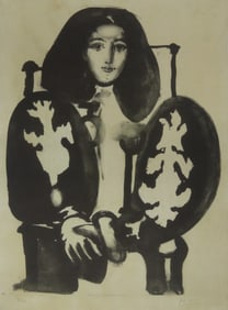 PABLO PICASSO 'LAFEMME AU FAUTEUIL No. 1'