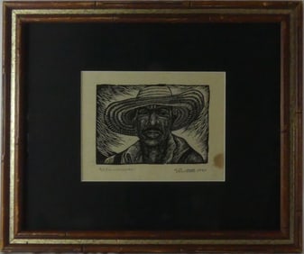 ELIZABETH CATLETT 'SHARECROPPER' LINOCUT