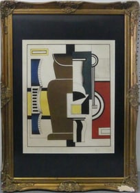 FERNAND LEGER 'LE VASE' SIGNED LITHOGRAPH