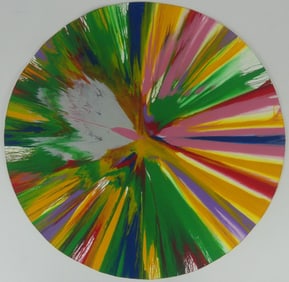 DAMIEN HIRST SPIN PAINTING