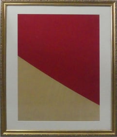 ELLSWORTH KELLY 'RED CURVE' LITHOGRAPH