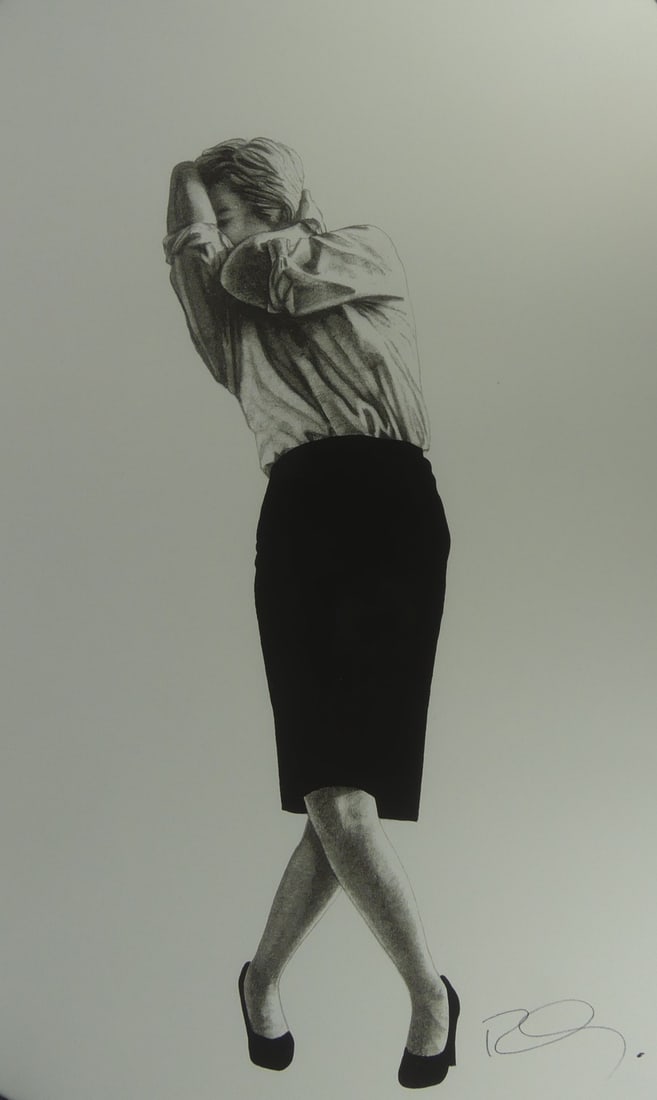 ROBERT LONGO 'CINDY' SIGNED OFFSET LITHOGRAPH (1 of 6)