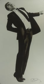 ROBERT LONGO 'EDMUND' SIGNED OFFSET LITHOGRAPH