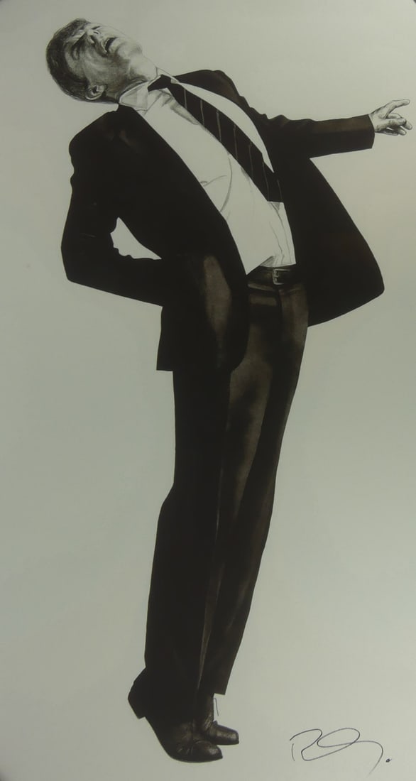 ROBERT LONGO 'EDMUND' SIGNED OFFSET LITHOGRAPH (1 of 6)