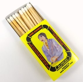 ED RUSCHA & DAVID HOCKNEY MR. CHOW MATCHBOX