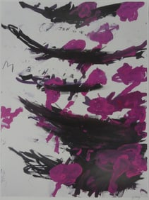 CY TWOMBLY 'NAUMACHIA' OFFSET LITHOGRAPH