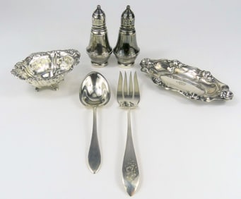 6pc STERLING SILVER ITEMS