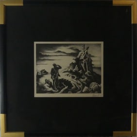 THOMAS HART BENTON 'PRODIGAL SON' SIGNED LITHO