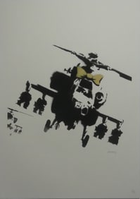 BANKSY 'HAPPY CHOPPERS' LITHOGRAPH