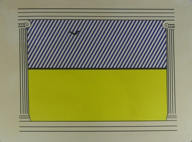 ROY LICHTENSTEIN 'LIBERTE' SCREENPRINT