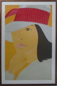 ALEX KATZ 'RED BAND' OFFSET LITHOGRAPH