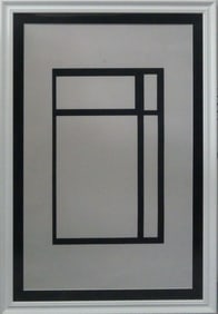 PIET MONDRIAN 'COMPOSITION IN BLACK, WHITE DOUBLE'